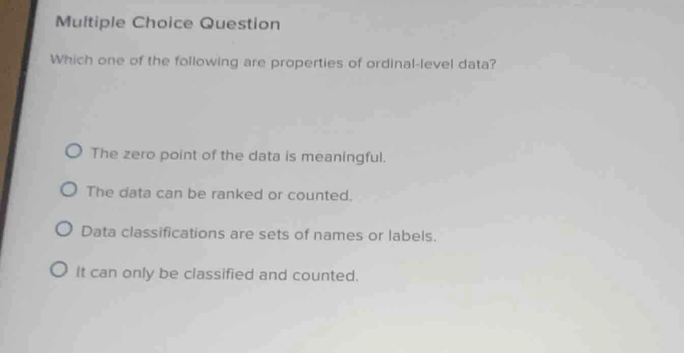 multiple choice question which one of the following are properties of o…