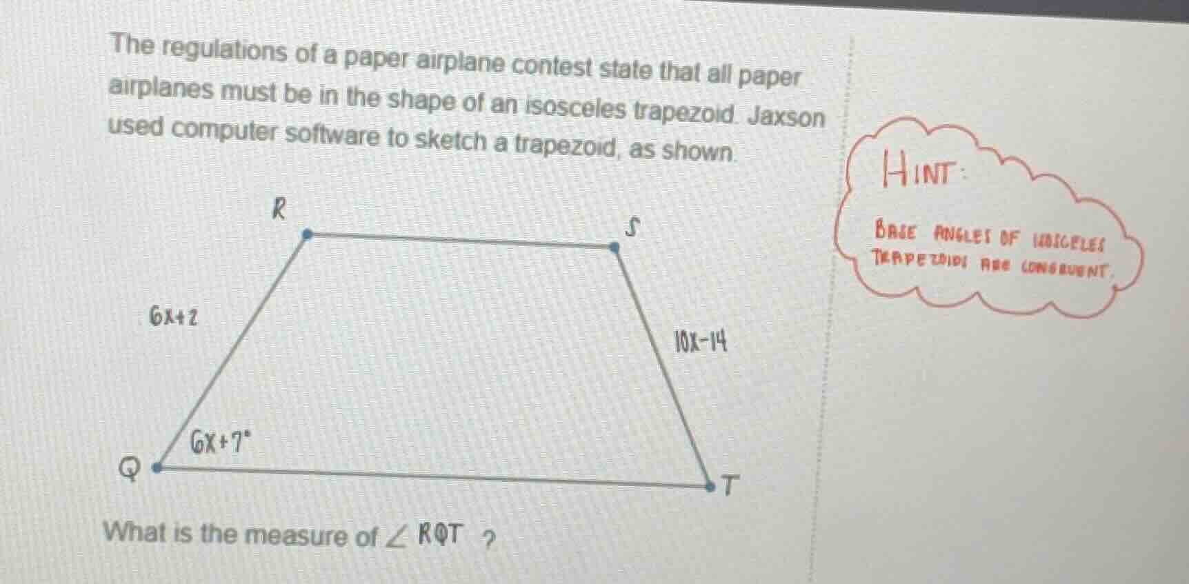 the regulations of a paper airplane contest state that all paper airpla…
