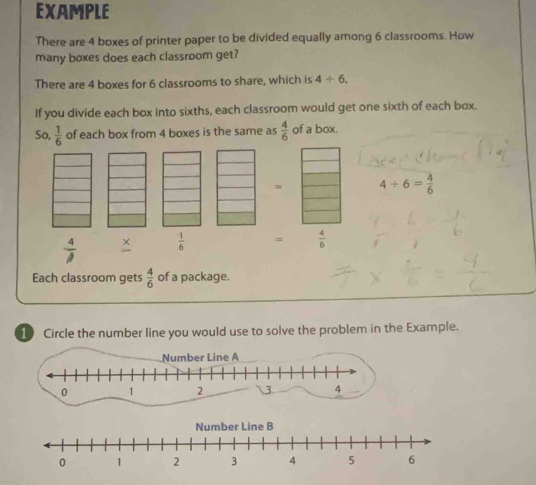 example there are 4 boxes of printer paper to be divided equally among …