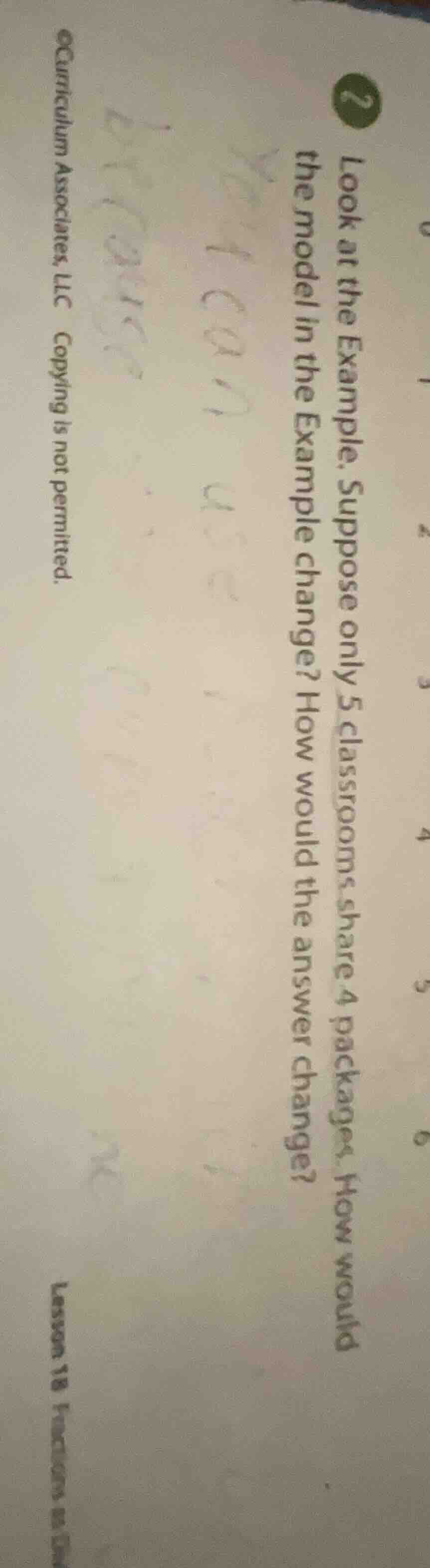 2 look at the example. suppose only 5 classrooms share 4 packages. how …