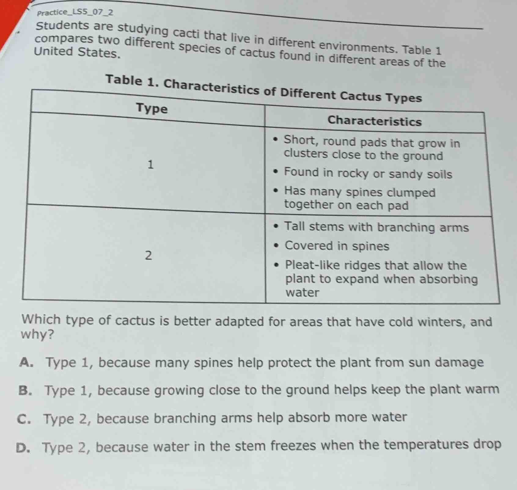practice_ls5_07_2 students are studying cacti that live in different en…