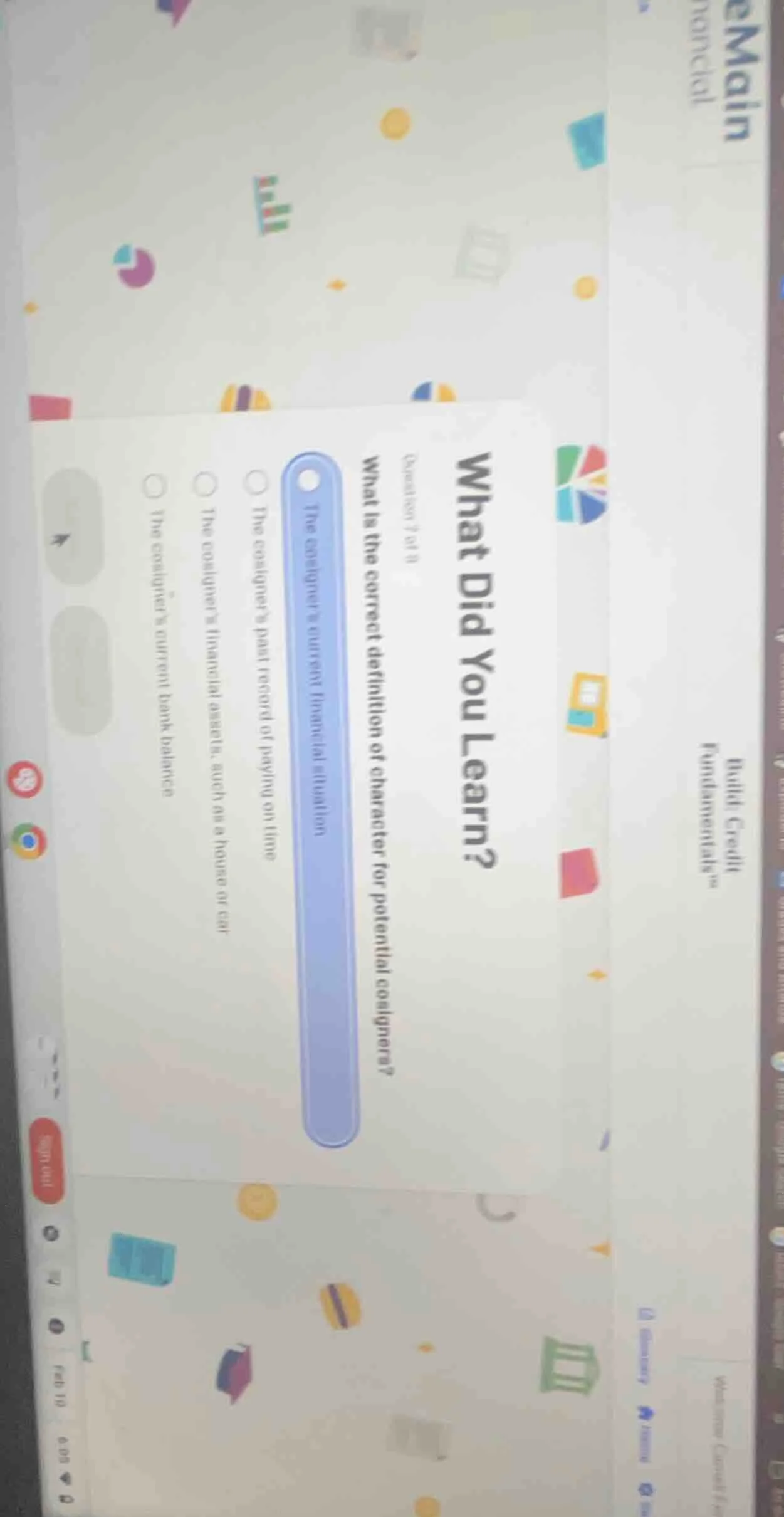 what did you learn?question 7 of 9what is the correct definition of cha…