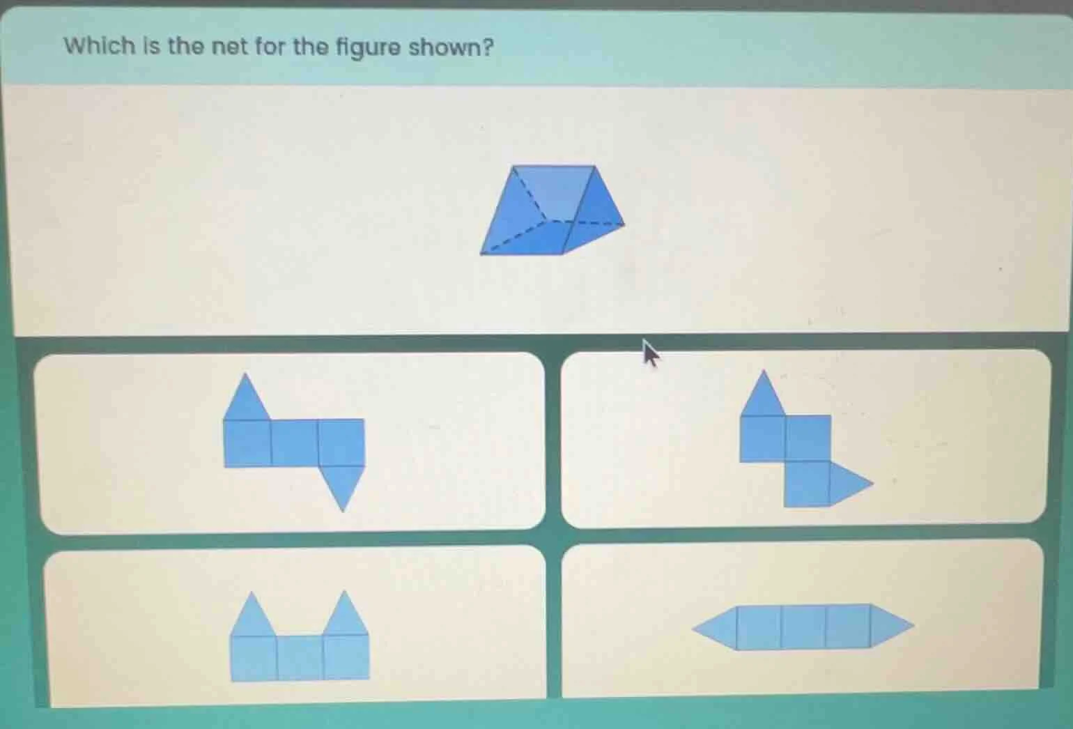 which is the net for the figure shown?