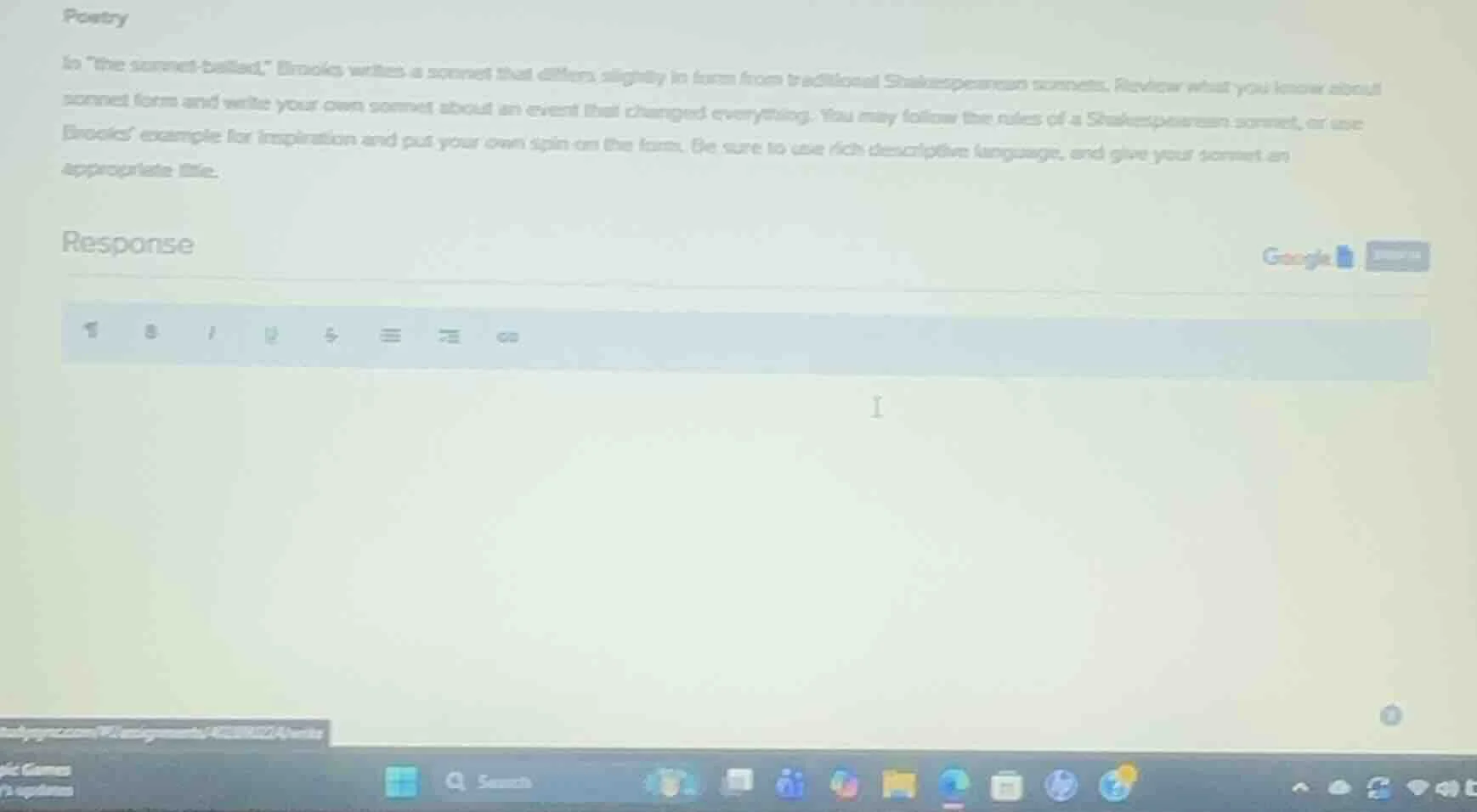 poetry in \the sonnet-ballad,\ brooks writes a sonnet that differs slig…