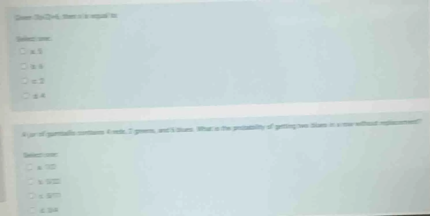 given 3p(2)=6, what p is equal to? select one: a. 9 b. 6 c. 2 d. 4 a ja…