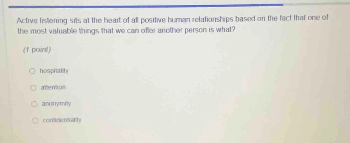active listening sits at the heart of all positive human relationships …