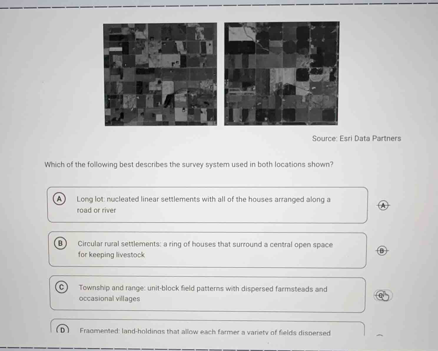 source: esri data partners which of the following best describes the su…