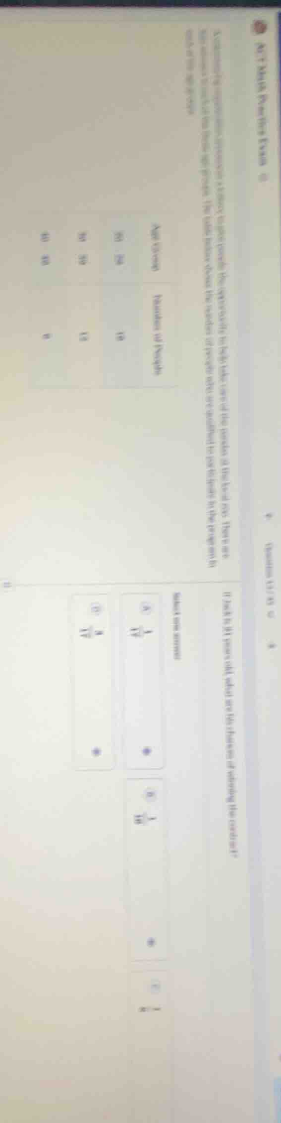 act math practice exama community organization sponsors a charity lotte…