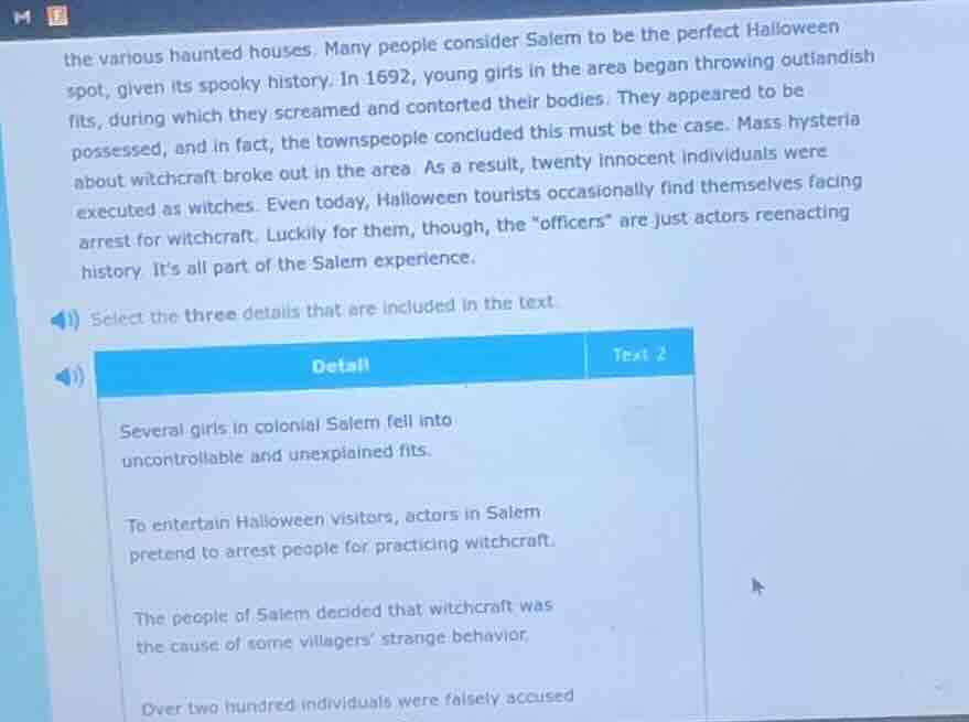 the various haunted houses. many people consider salem to be the perfec…