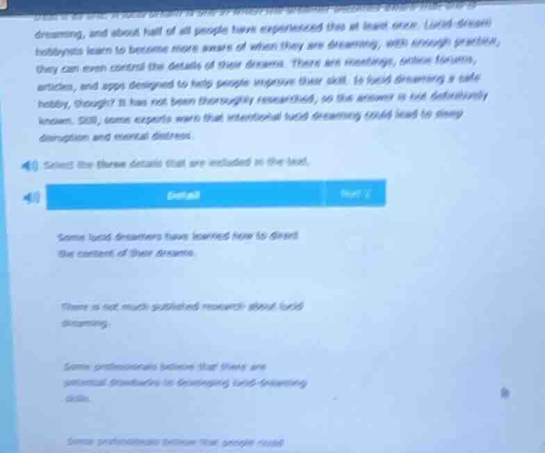 dreaming, and about half of all people have experienced this at least o…