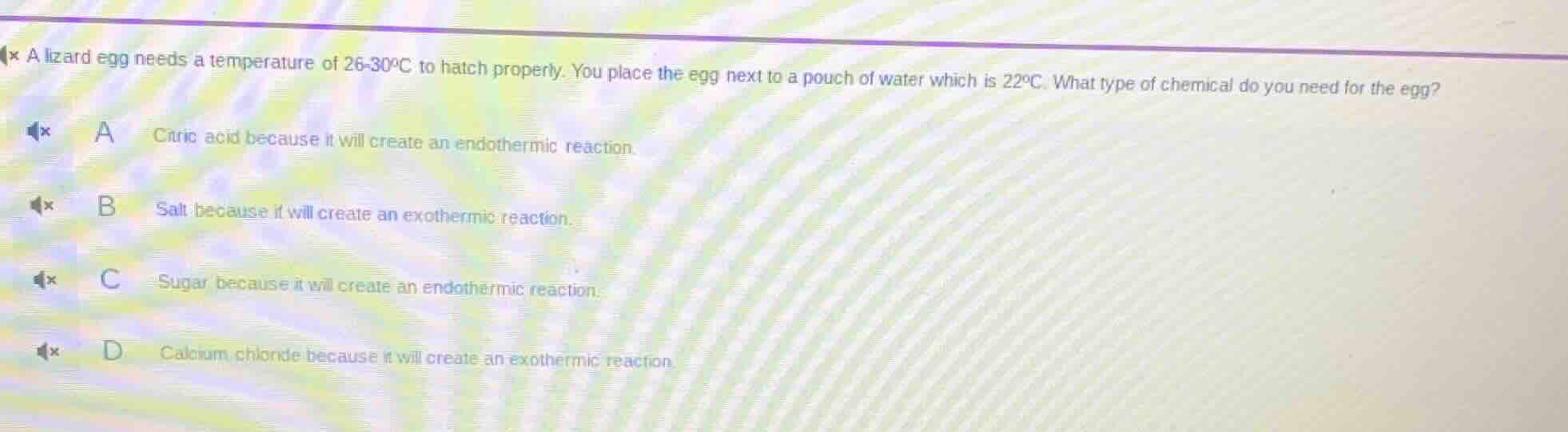 a lizard egg needs a temperature of 26-30°c to hatch properly. you plac…