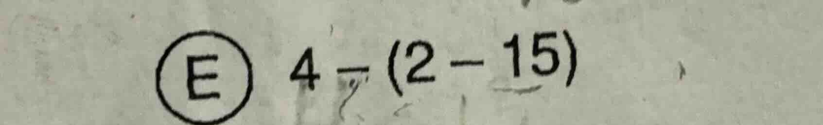 e 4 - (2 - 15)