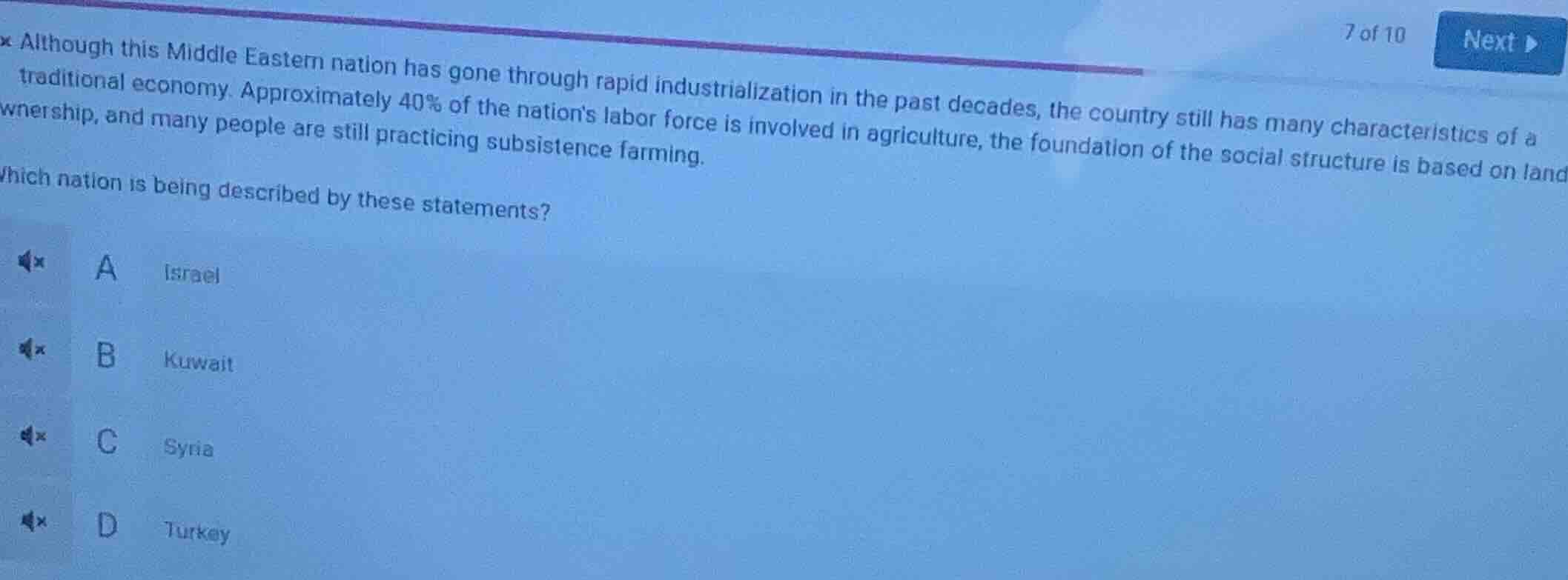 7 of 10 although this middle eastern nation has gone through rapid indu…