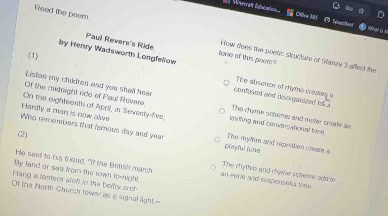 read the poem. paul reveres ride by henry wadsworth longfellow (1) list…