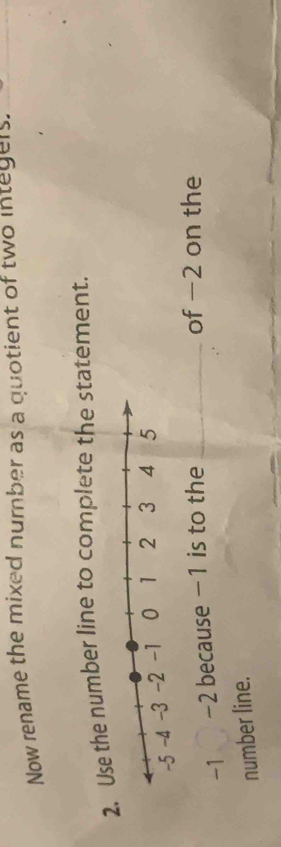 now rename the mixed number as a quotient of two integers. 2. use the n…