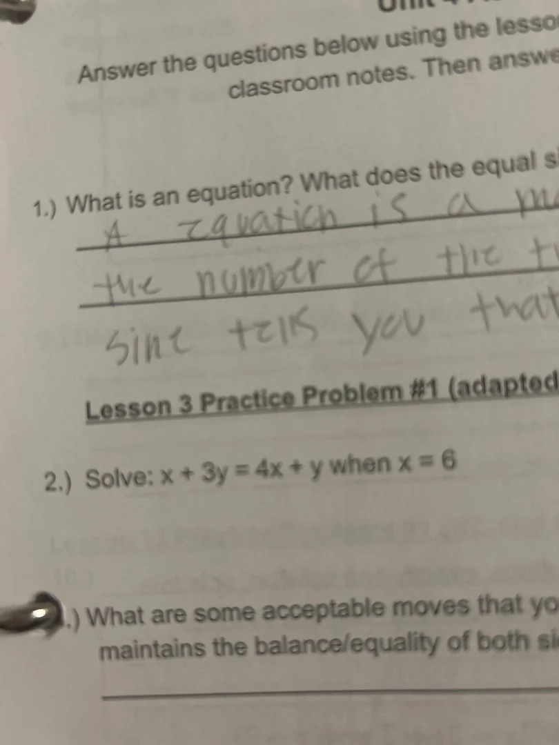 answer the questions below using the lesson classroom notes. then answe…