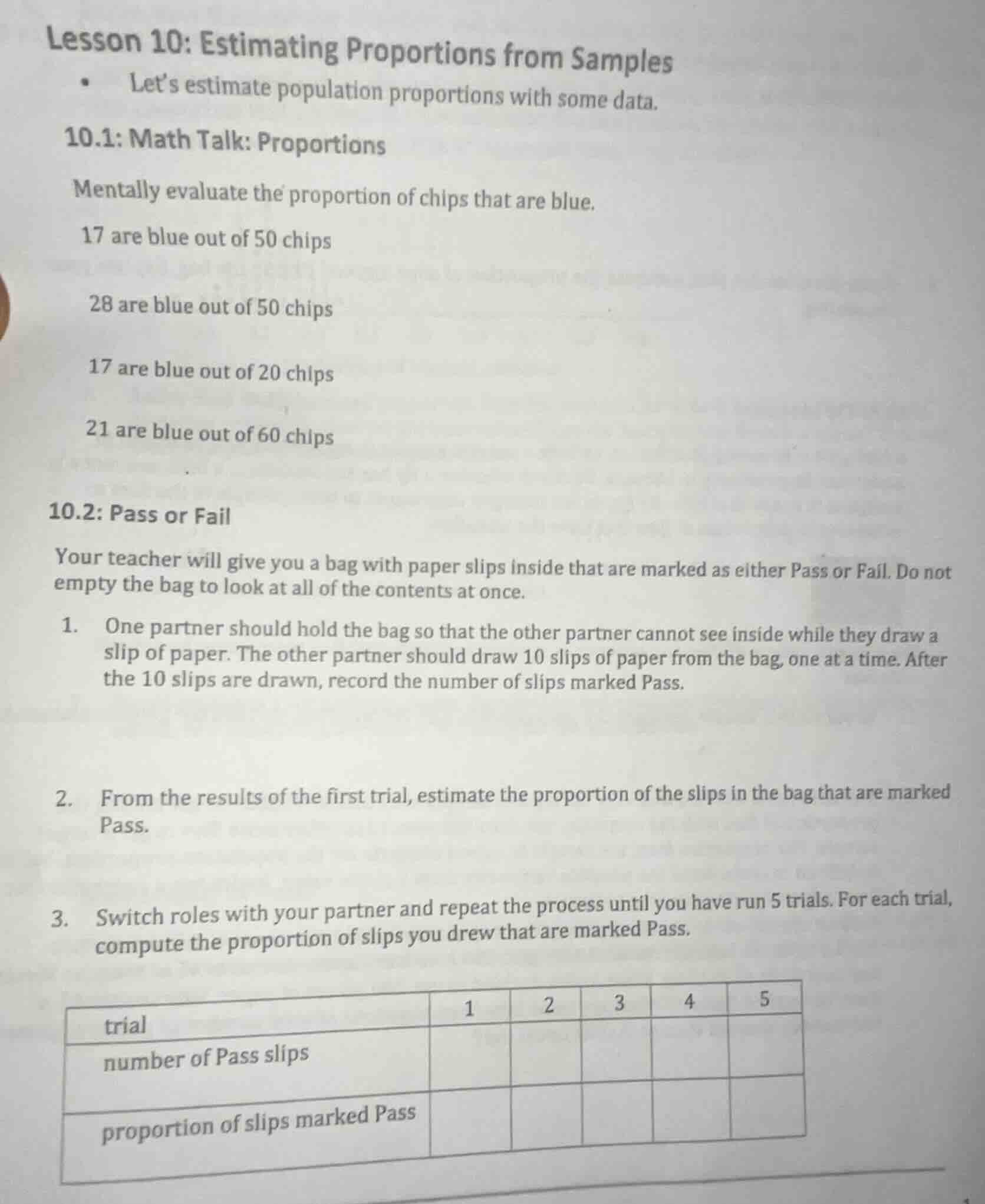 lesson 10: estimating proportions from samples• lets estimate populatio…