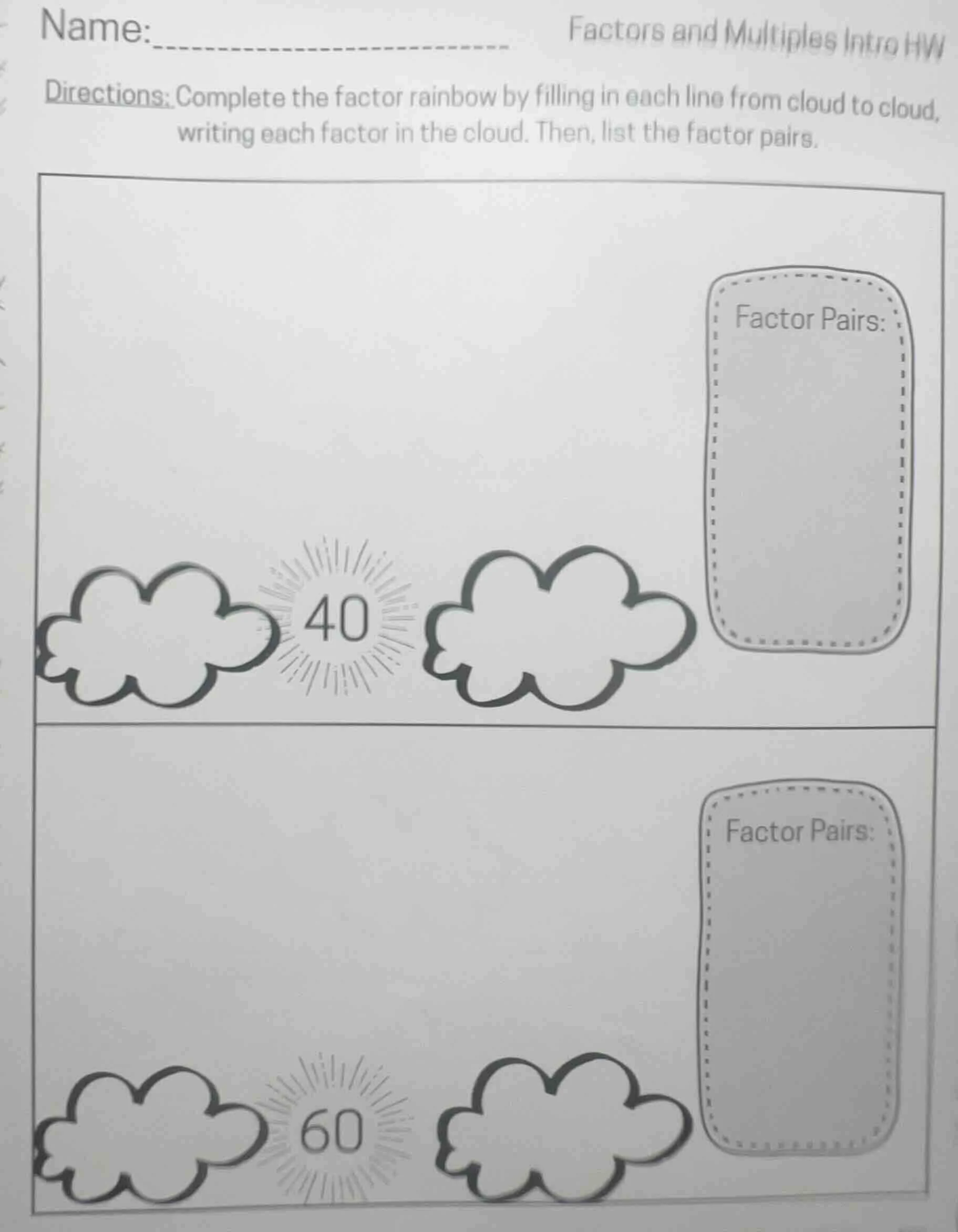 name:___________________________ factors and multiples intro hw directi…