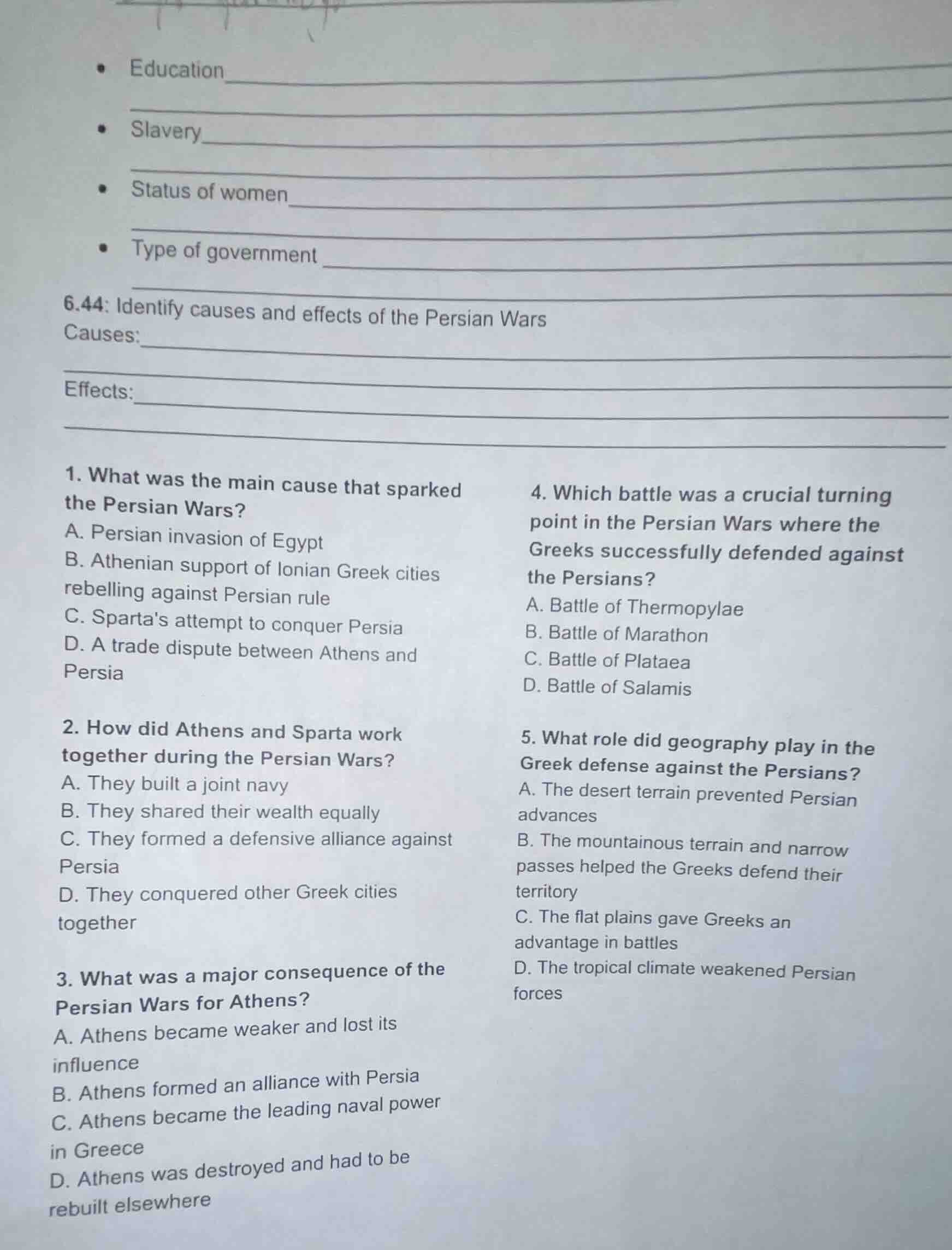 • education_________• slavery_________• status of women_________• type …