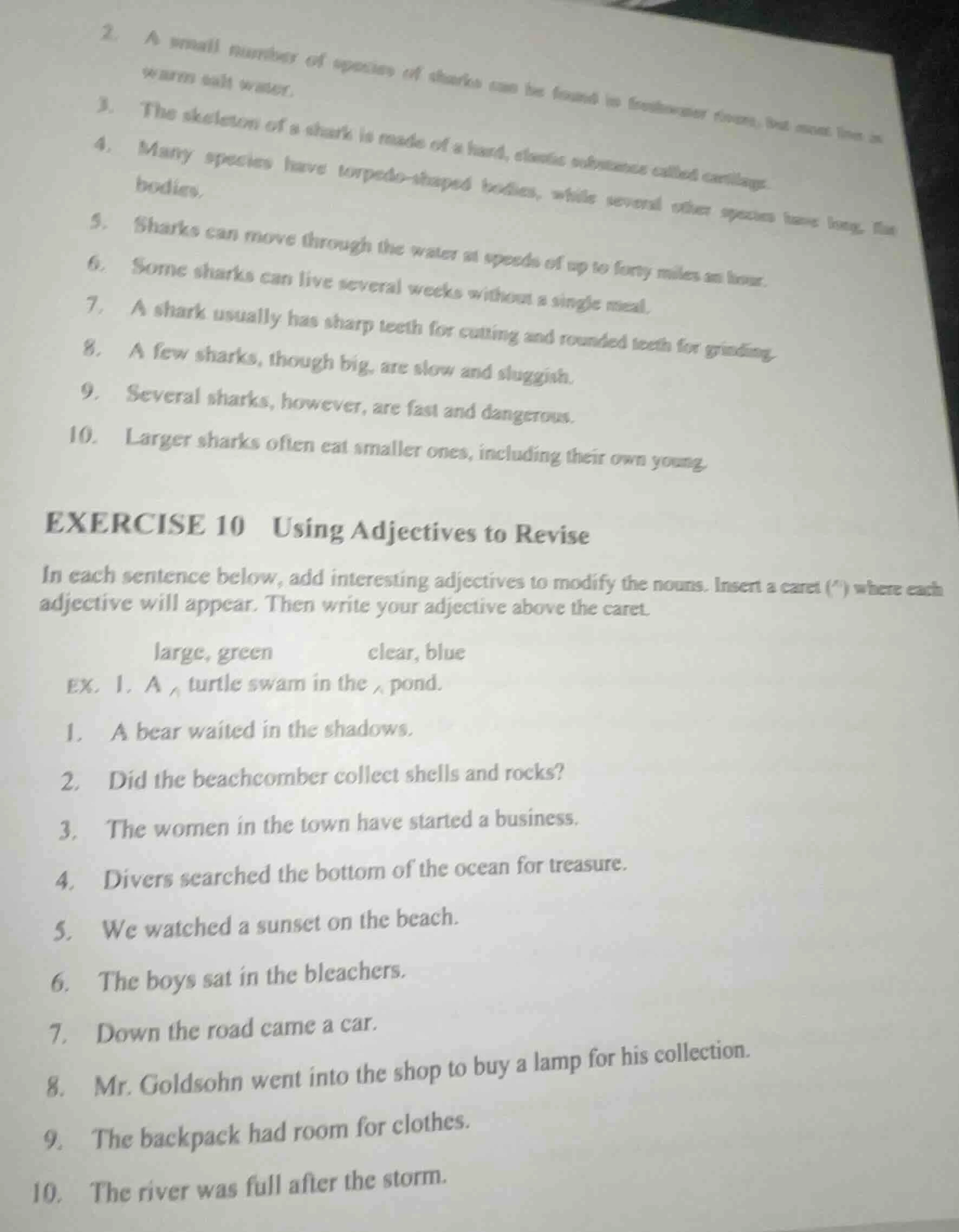 2. a small number of species of sharks can be found in freshwater river…