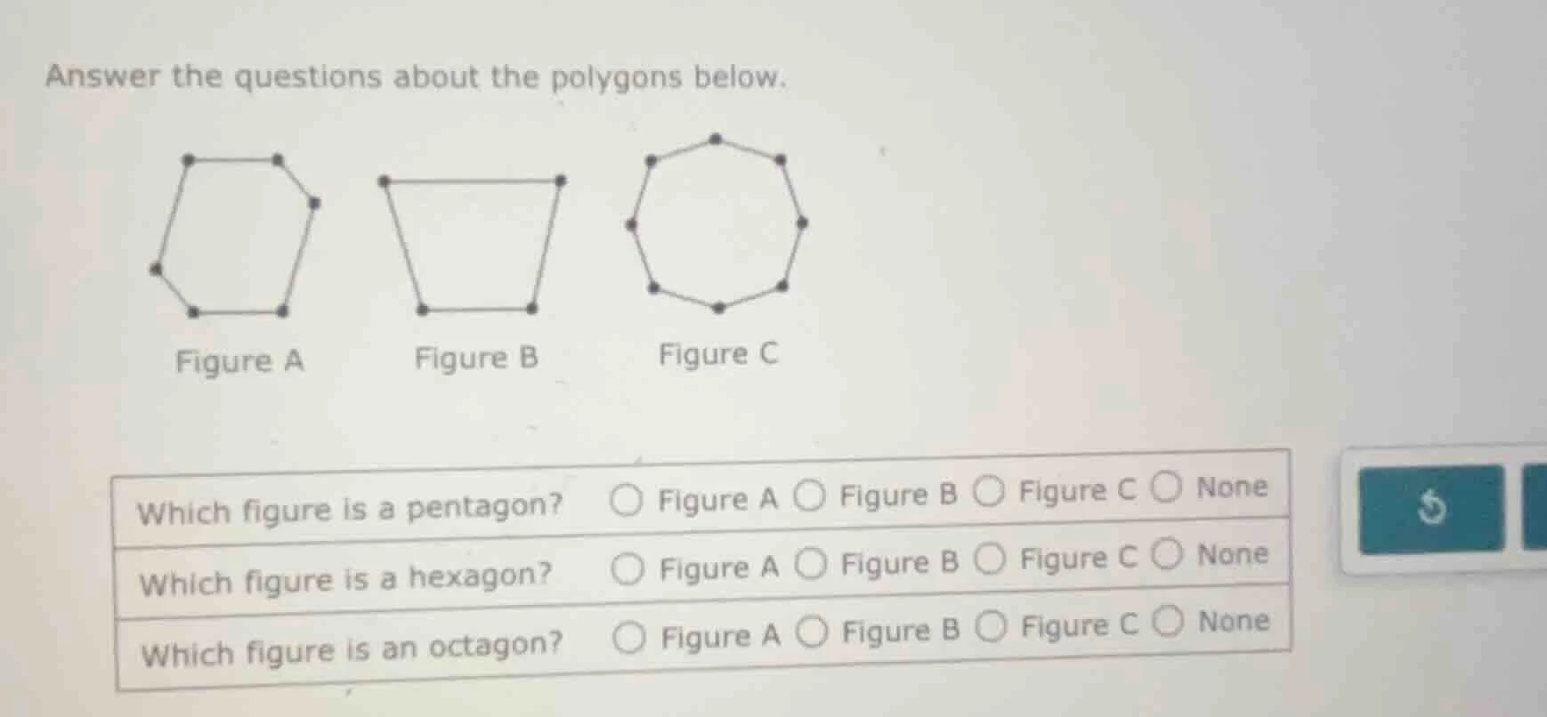 answer the questions about the polygons below. figure a figure b figure…