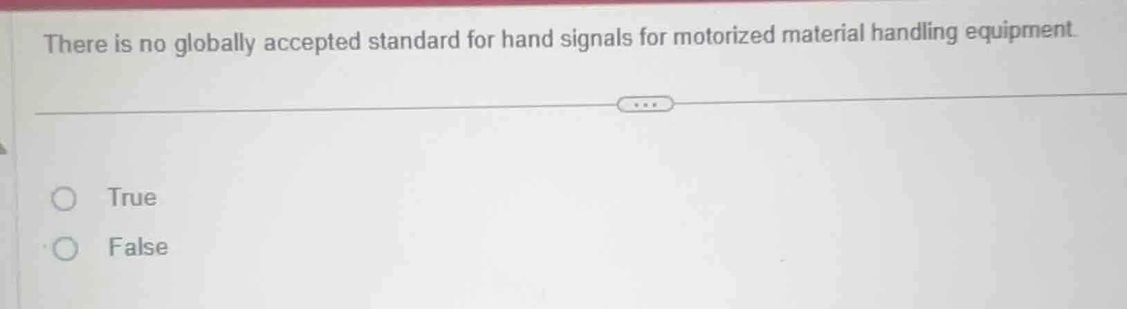 there is no globally accepted standard for hand signals for motorized m…