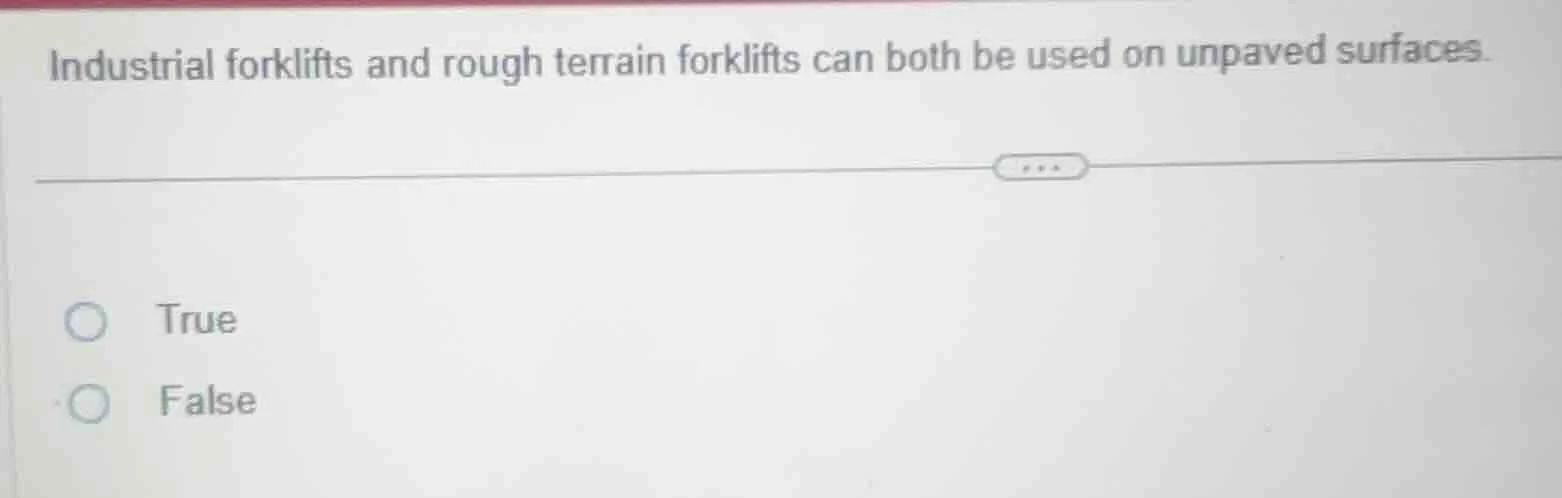 industrial forklifts and rough terrain forklifts can both be used on un…