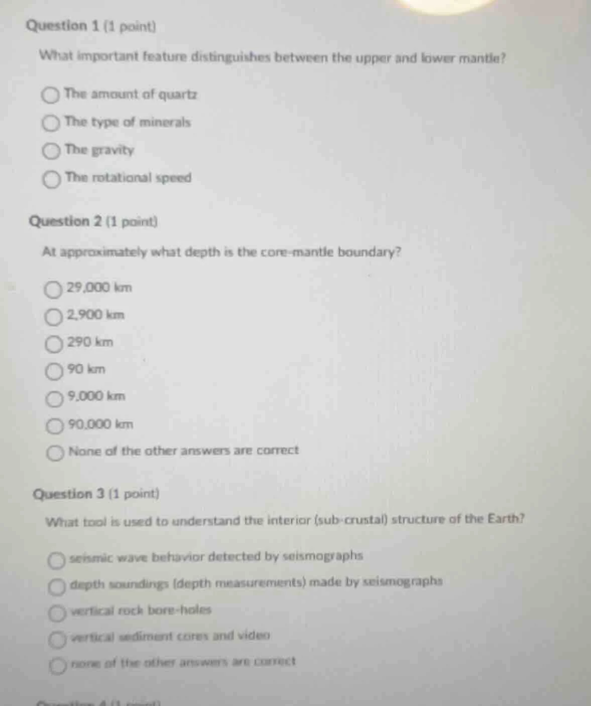 question 1 (1 point) what important feature distinguishes between the u…