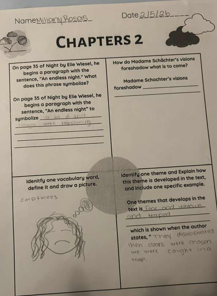 namemiliany rosasdate 2/5/26chapters 2on page 35 of night by elie wiese…