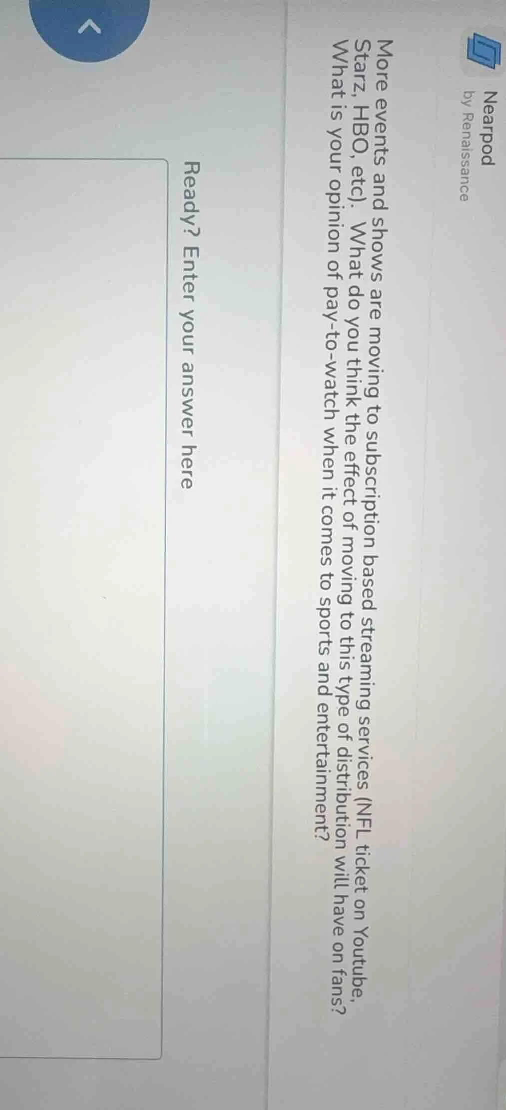 nearpod by renaissance more events and shows are moving to subscription…