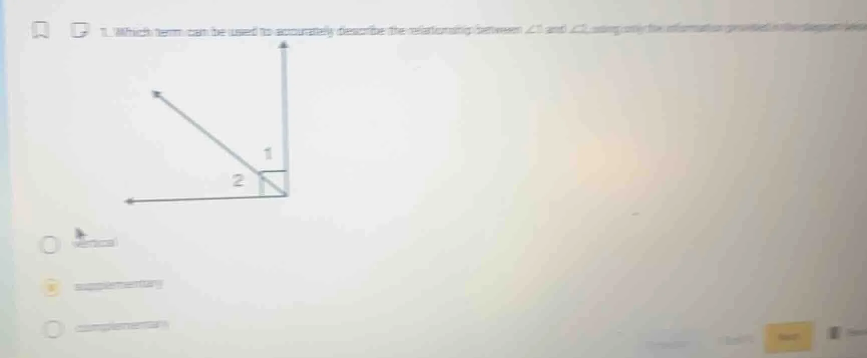 1. which term can be used to accurately describe the relationship betwe…