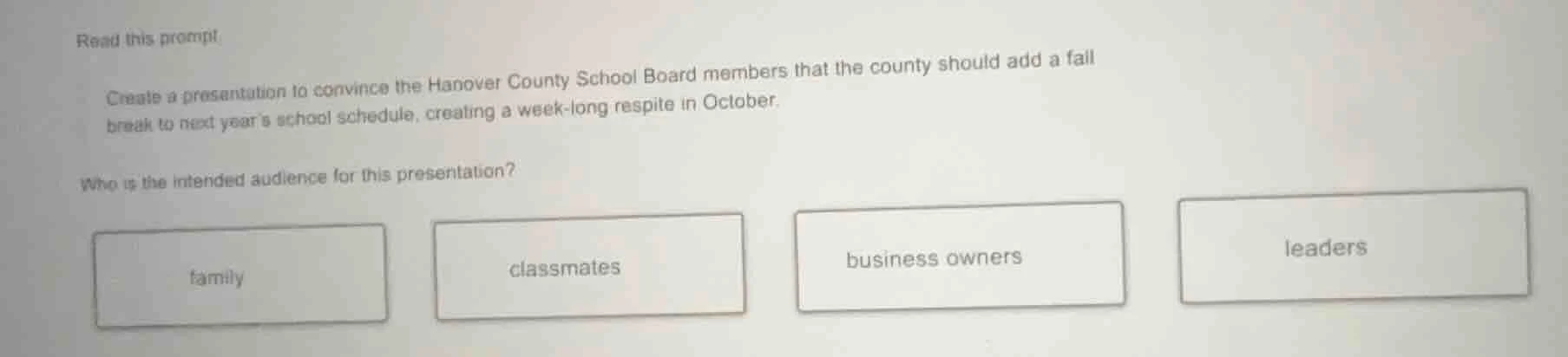 read this prompt create a presentation to convince the hanover county s…