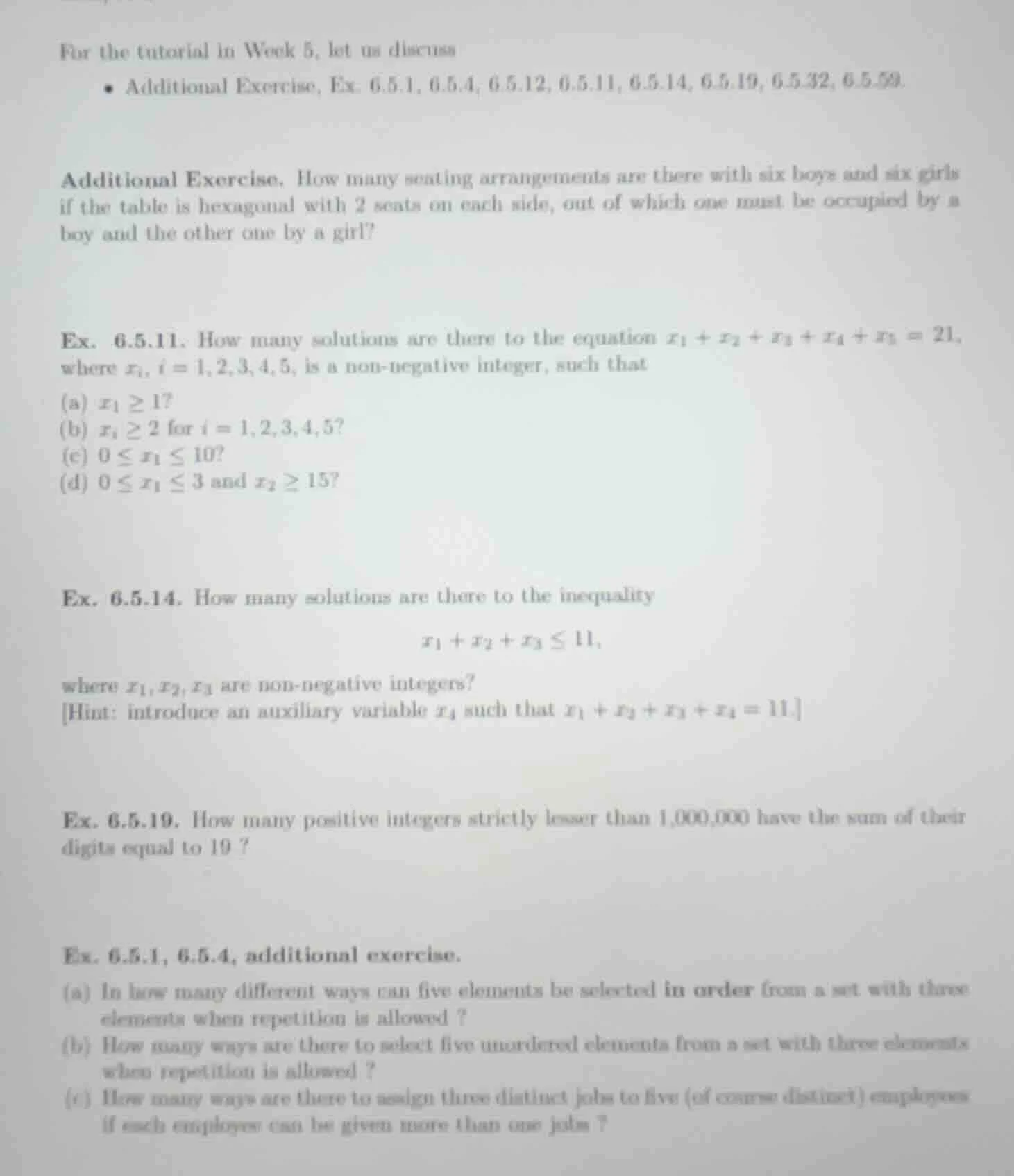 for the tutorial in week 5, let us discuss• additional exercise, ex. 6.…