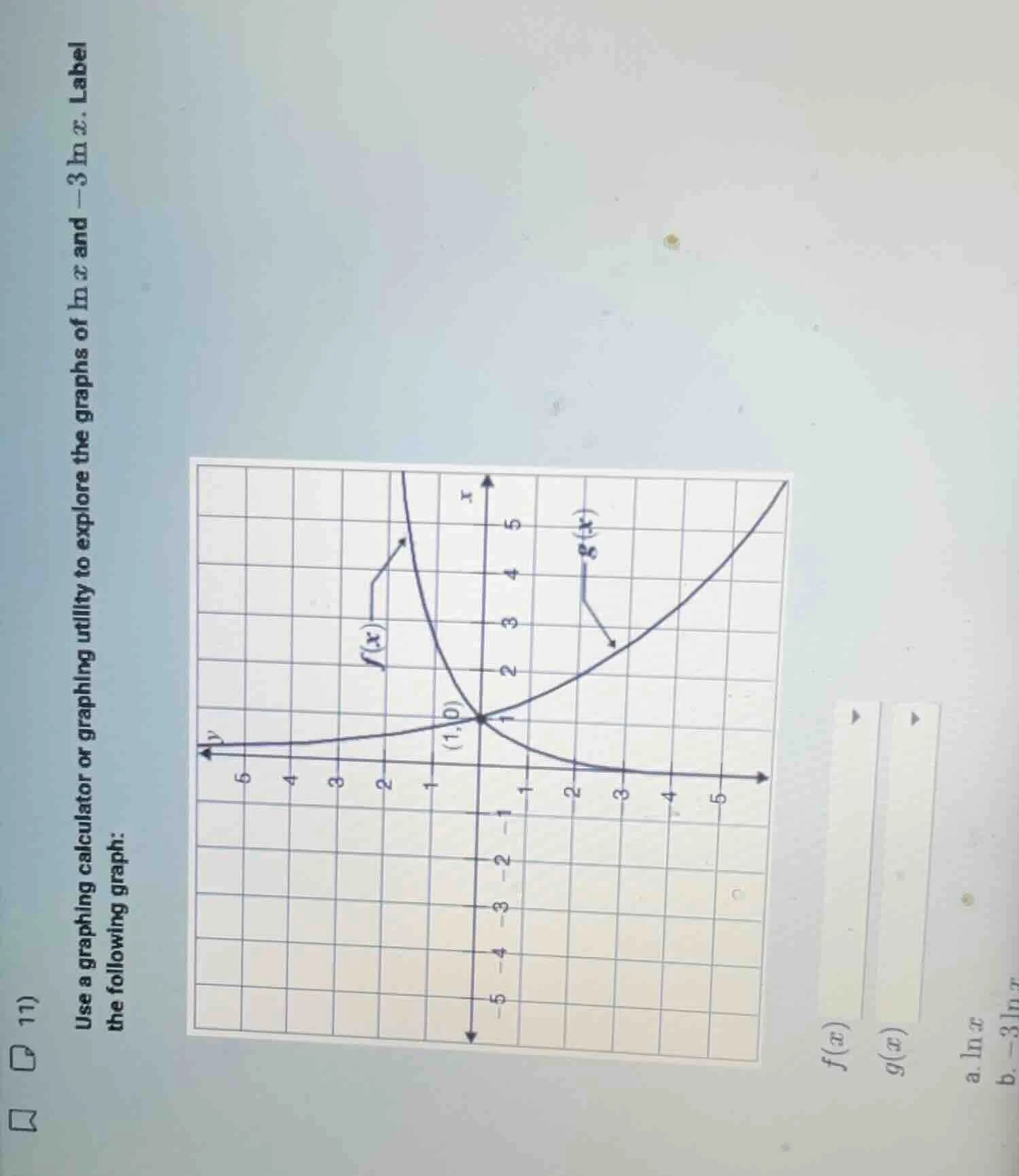 11) use a graphing calculator or graphing utility to explore the graphs…