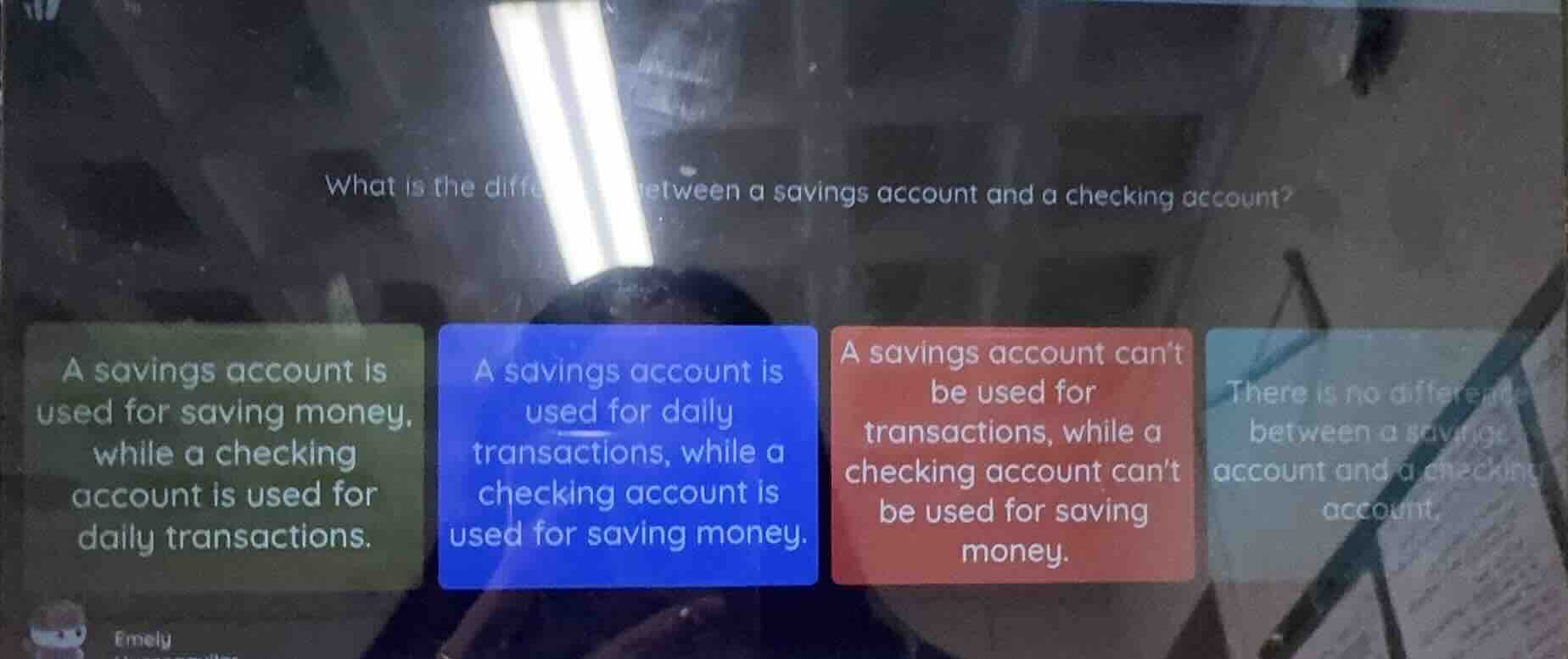 what is the difference between a savings account and a checking account…