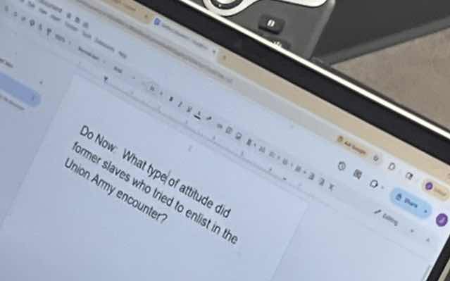 do now: what type of attitude did former slaves who tried to enlist in …