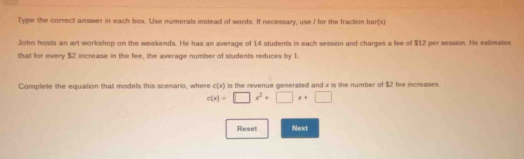 type the correct answer in each box. use numerals instead of words. if …