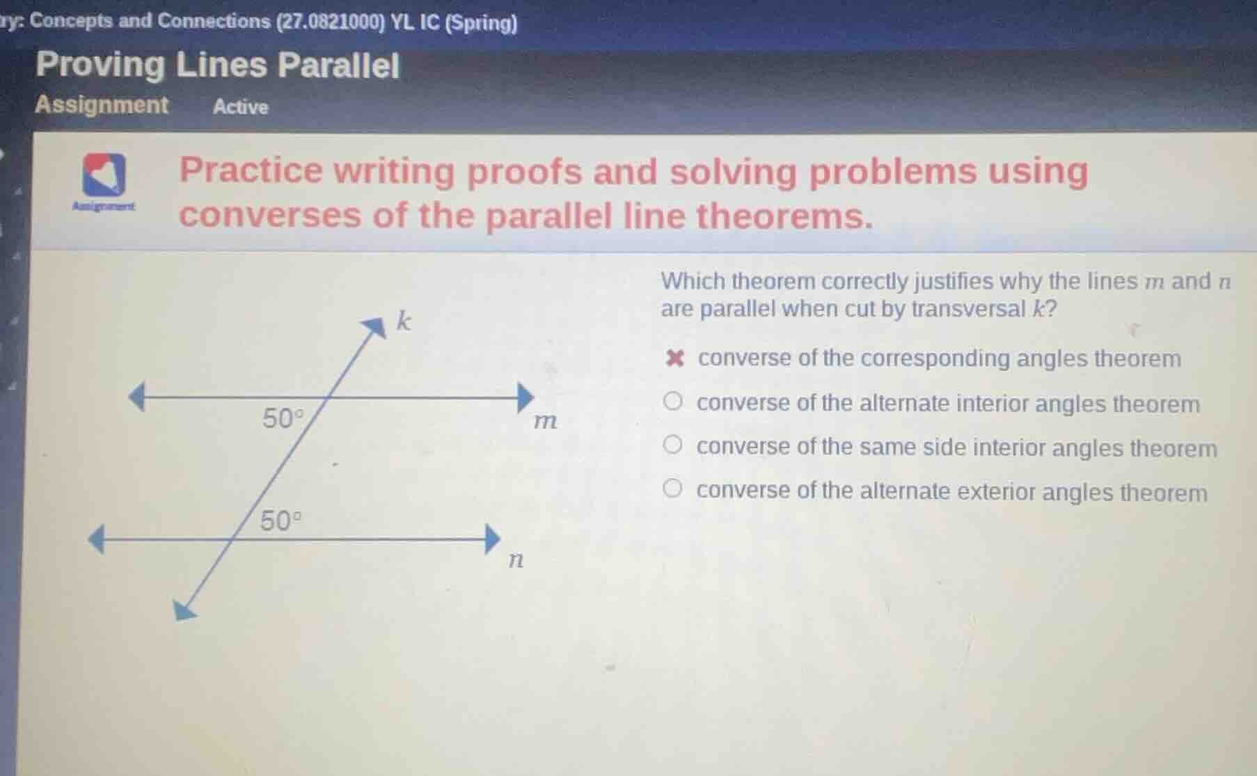 ry: concepts and connections (27.0821000) yl ic (spring) proving lines …
