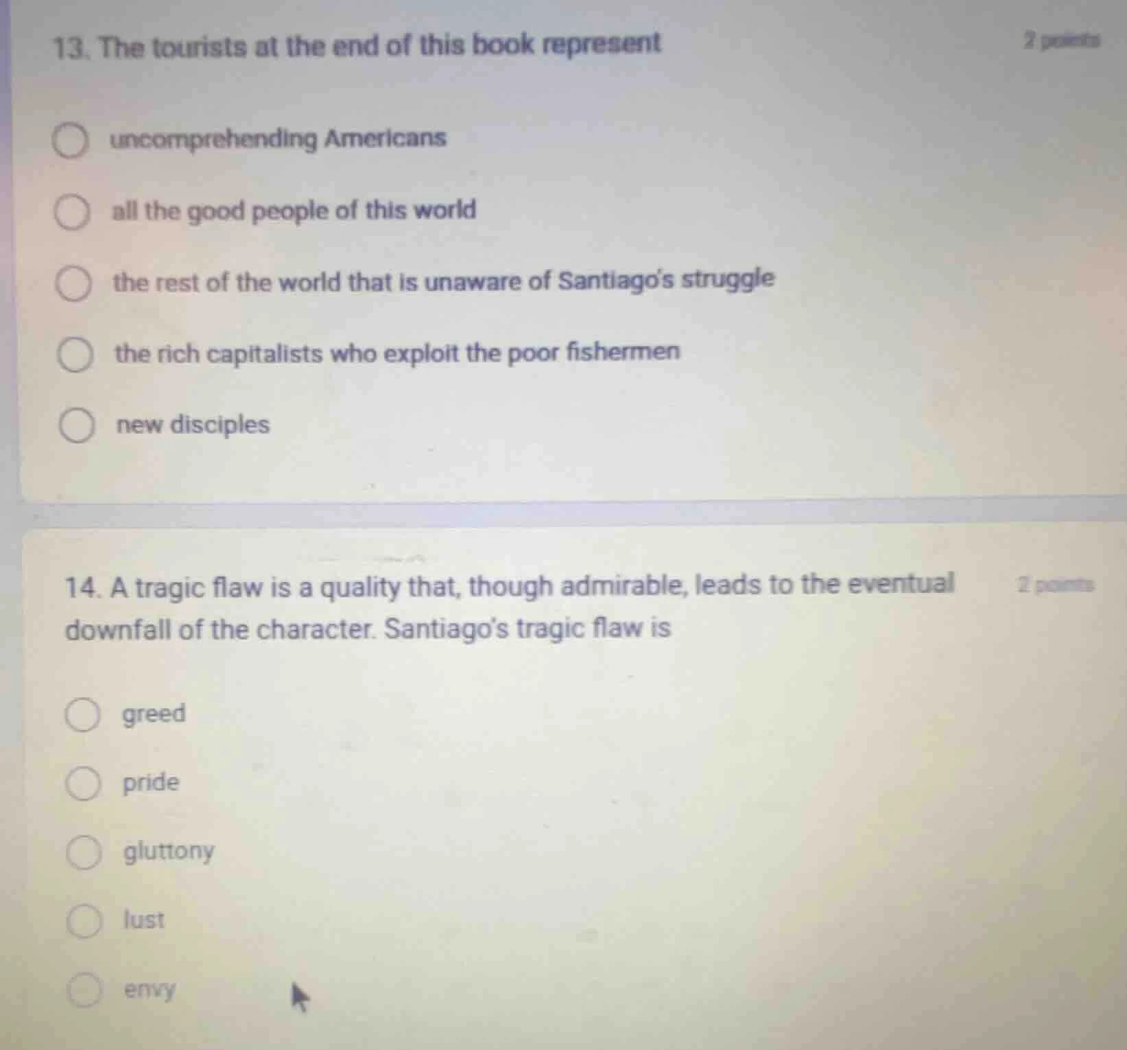 13. the tourists at the end of this book represent2 pointsuncomprehendi…
