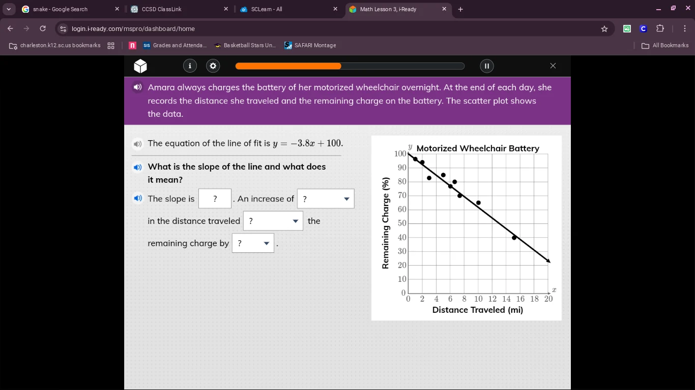 amara always charges the battery of her motorized wheelchair overnight.…