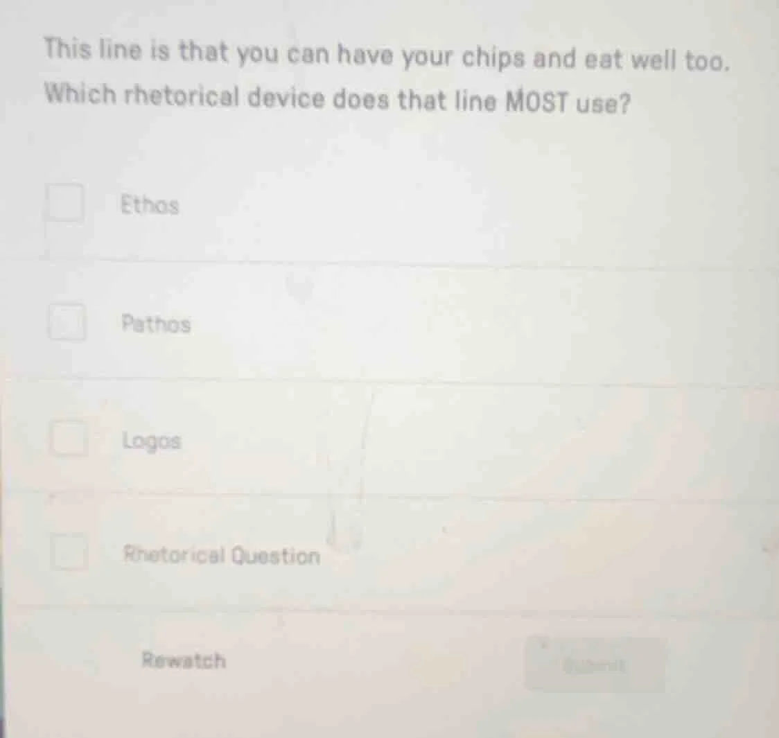 this line is that you can have your chips and eat well too. which rheto…