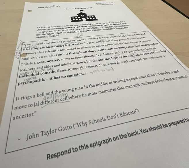 name period an epigraph is a short quote or excerpt usually placed at t…