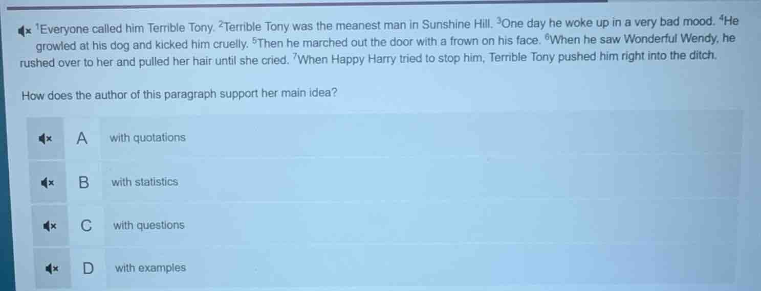 ¹everyone called him terrible tony. ²terrible tony was the meanest man …