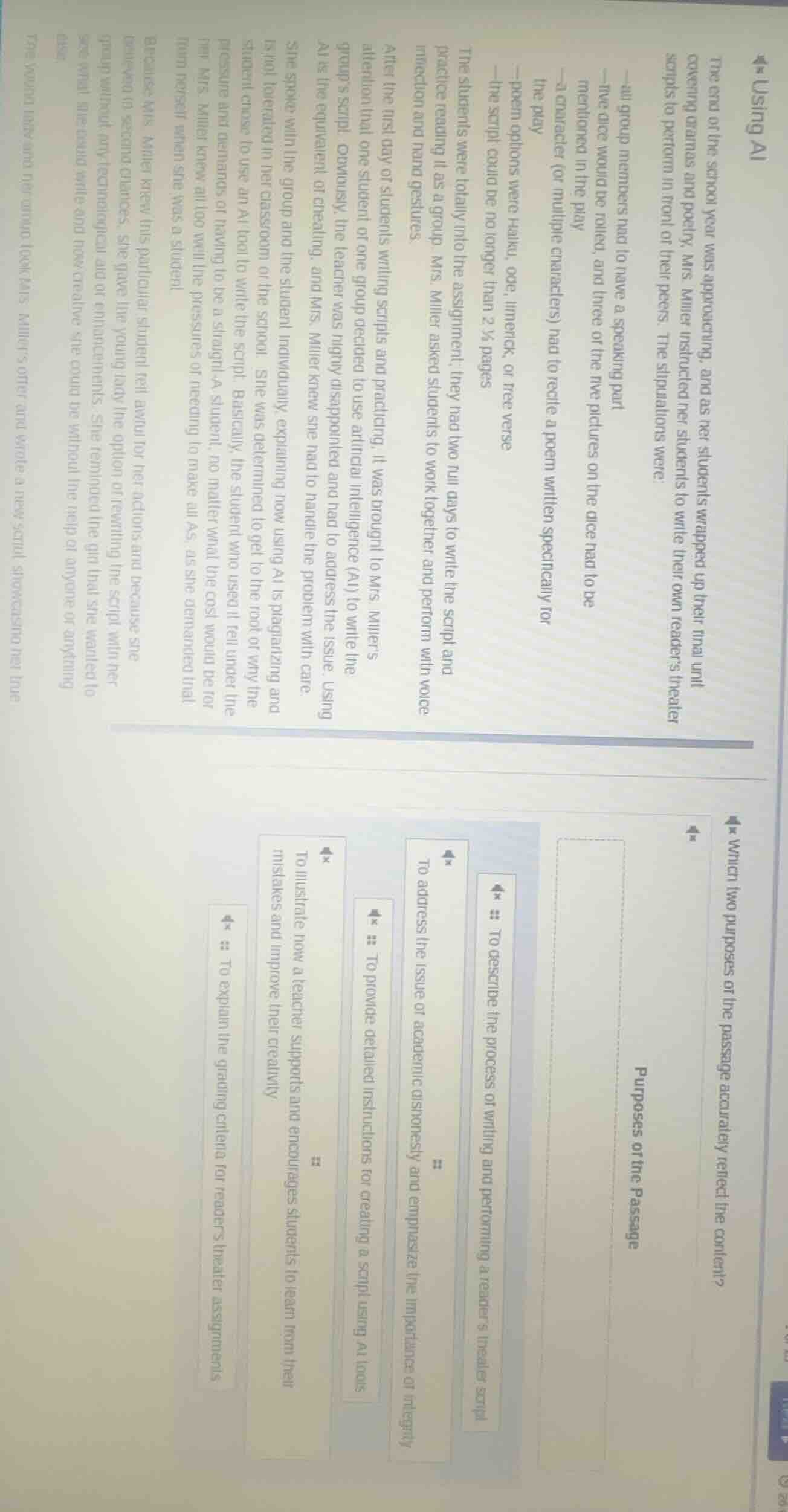 ★ using ai the end of the school year was approaching, and as her stude…