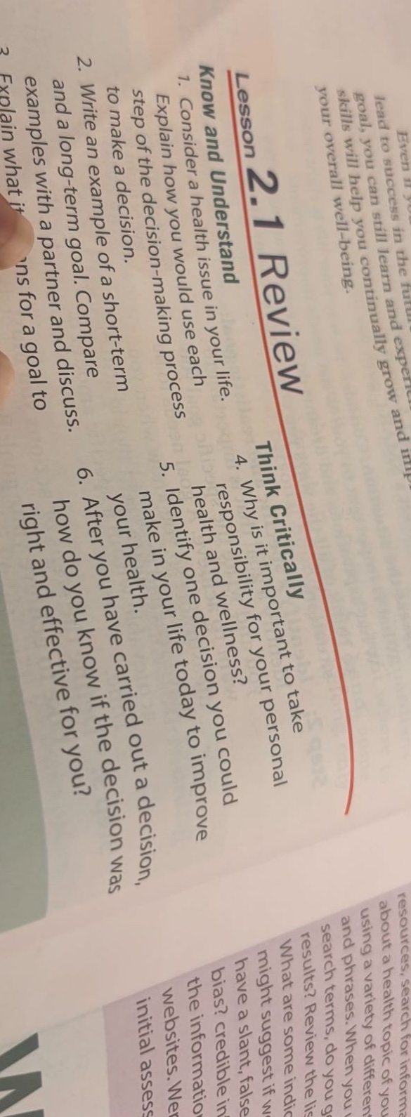 even if you lead to success in the future goal, you can still learn and…