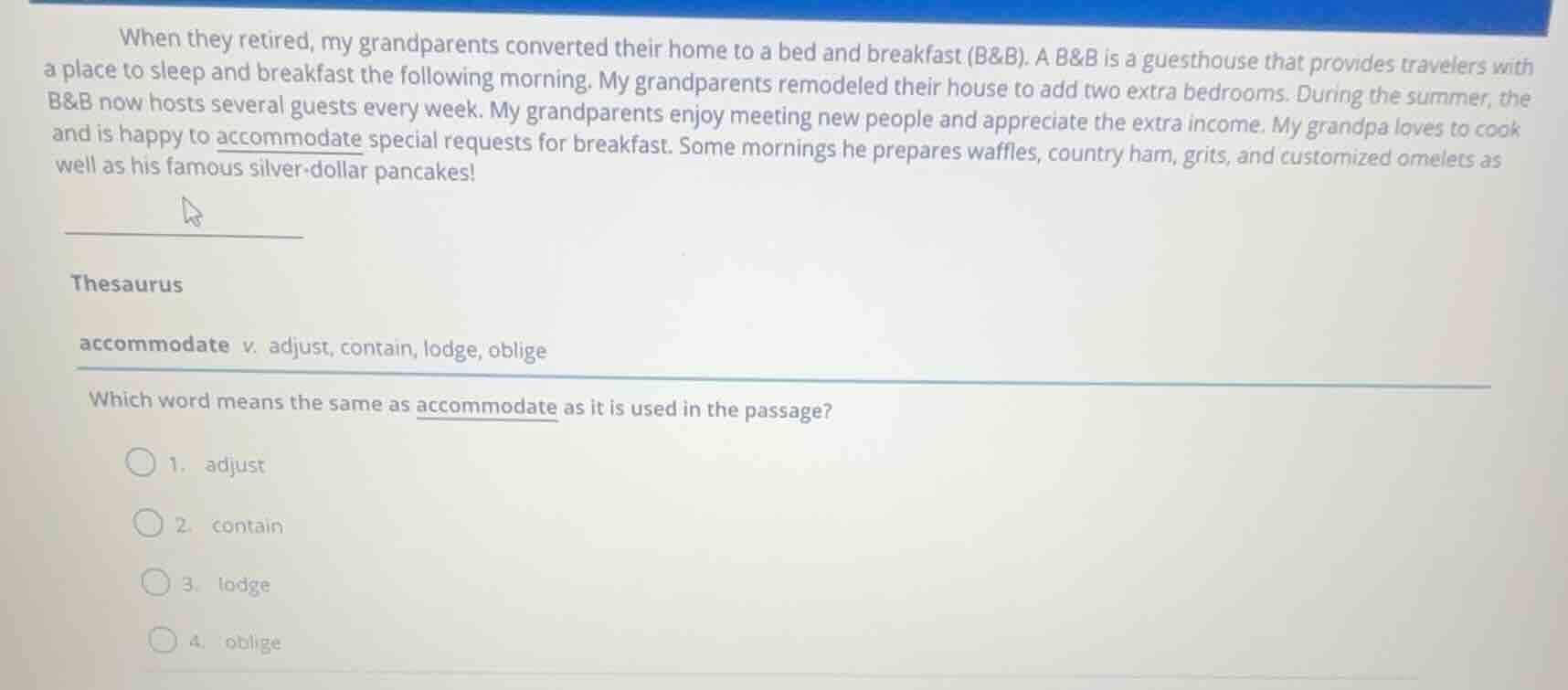 when they retired, my grandparents converted their home to a bed and br…