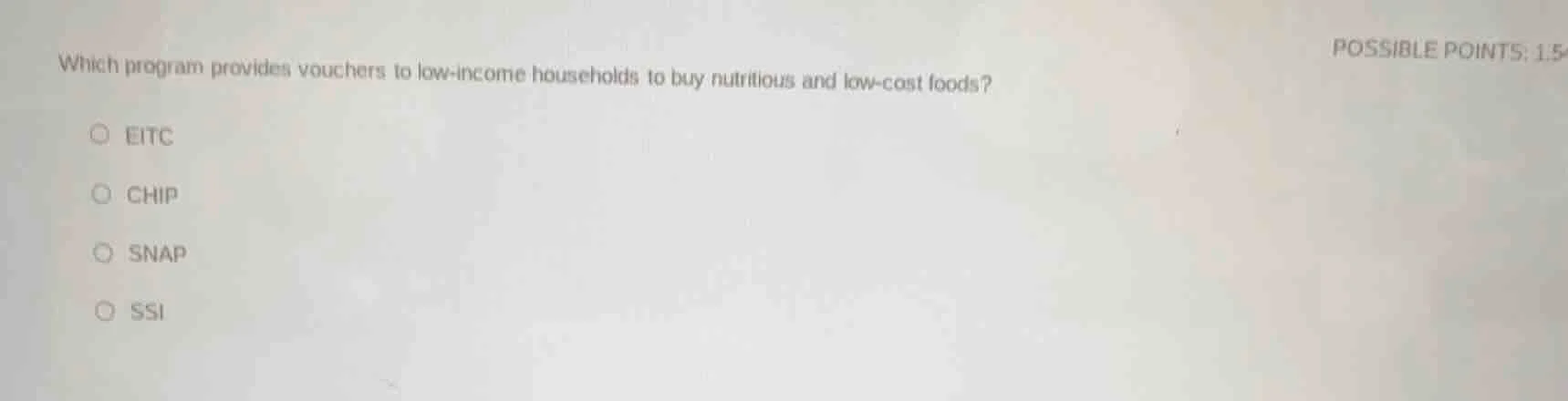which program provides vouchers to low-income households to buy nutriti…