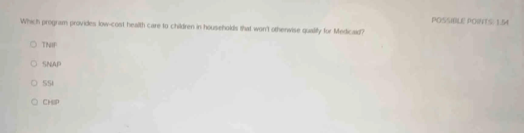 which program provides low-cost health care to children in households t…