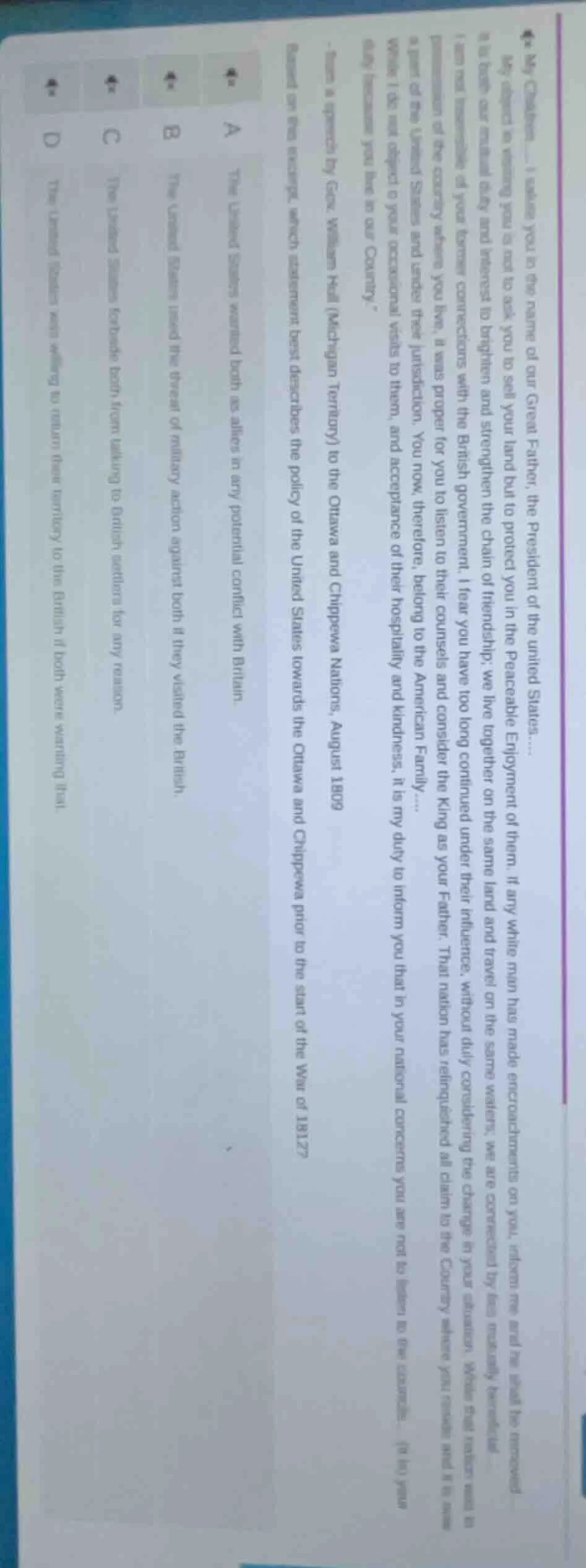my children.... i salute you in the name of our great father, the presi…