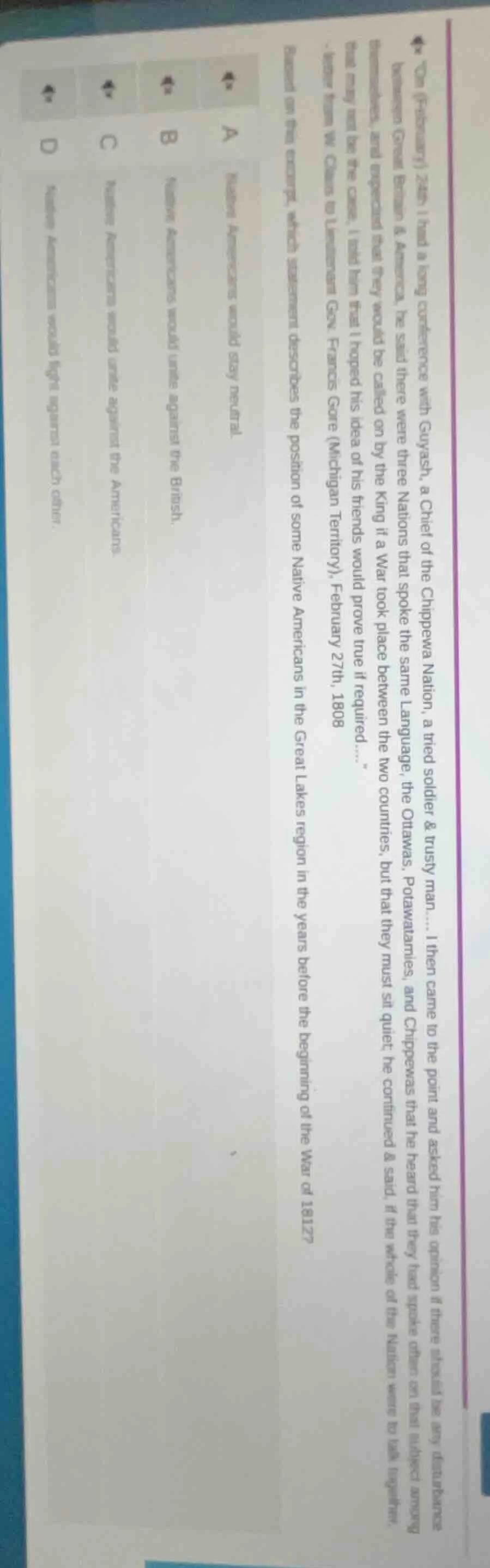 on (february) 24th i had a long conference with guyash, a chief of the …